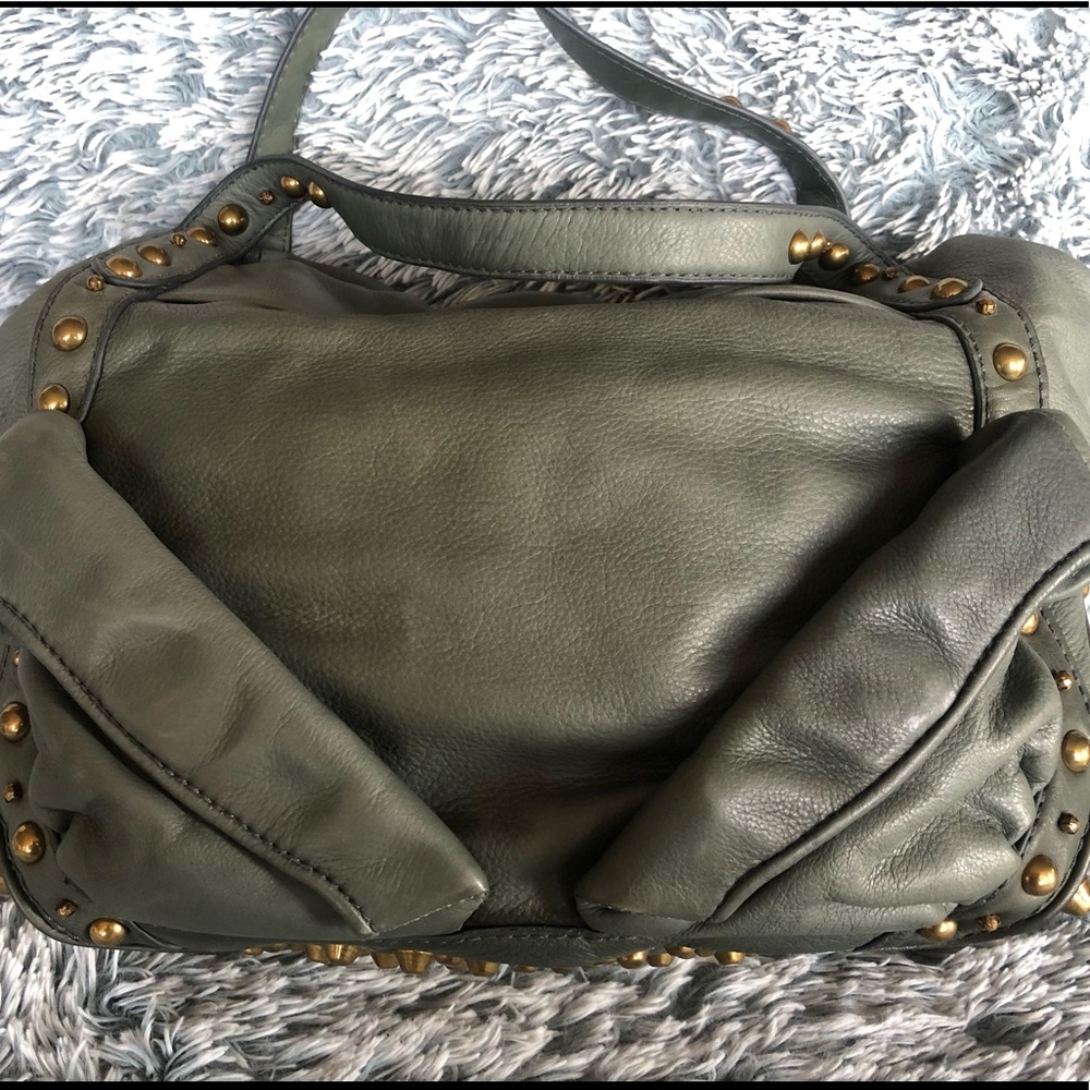 ISABELLA FIORE PIRATE CELIA TOTE GRAY HANDBAG